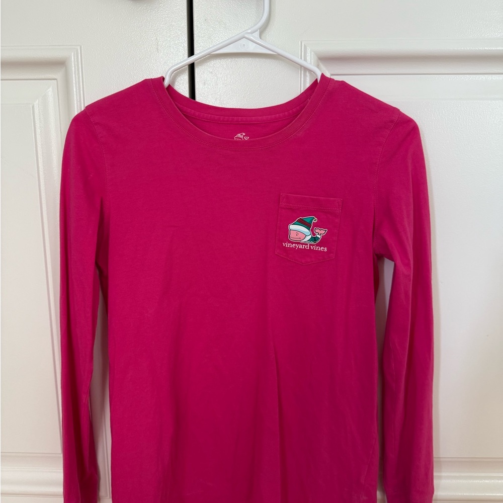 Vineyard Vines Pink Long Sleeve Tee
